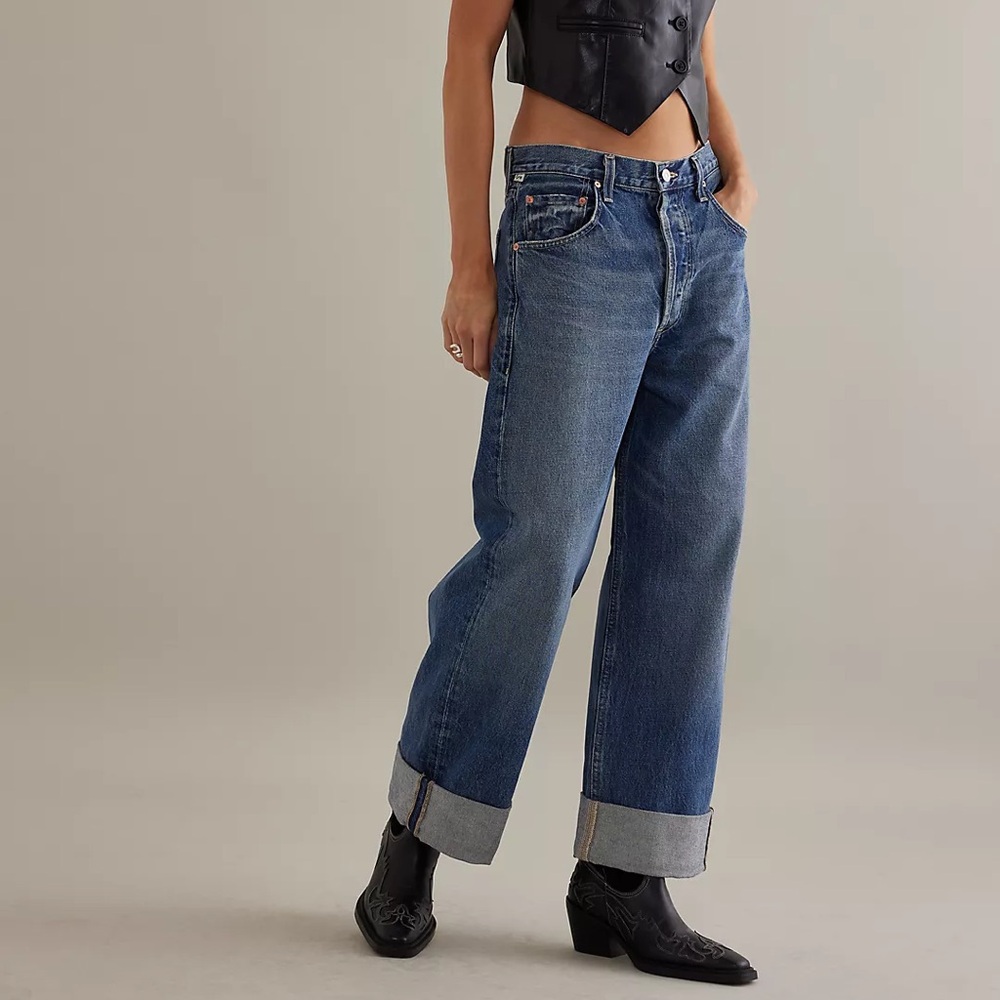 Citizens of Humanity Ayala Baggy Cuffed Crop 24